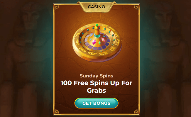 Sunday Spins AmunRa casino