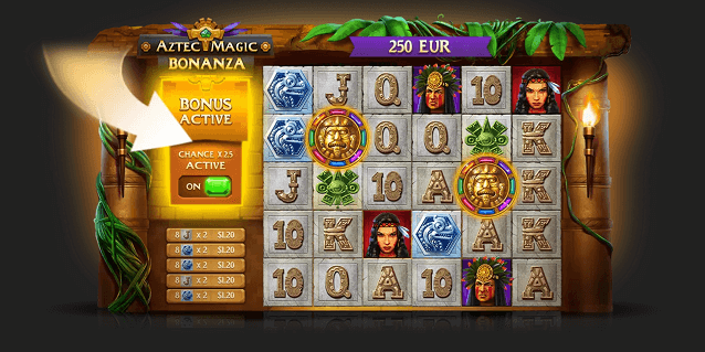 The reels of the Aztec Magic Bonanza