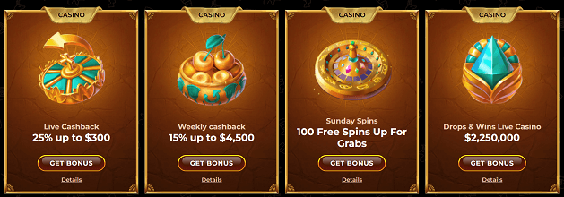 Weekly bonuses