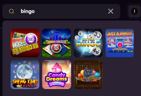 bingo games on Zoome casinos