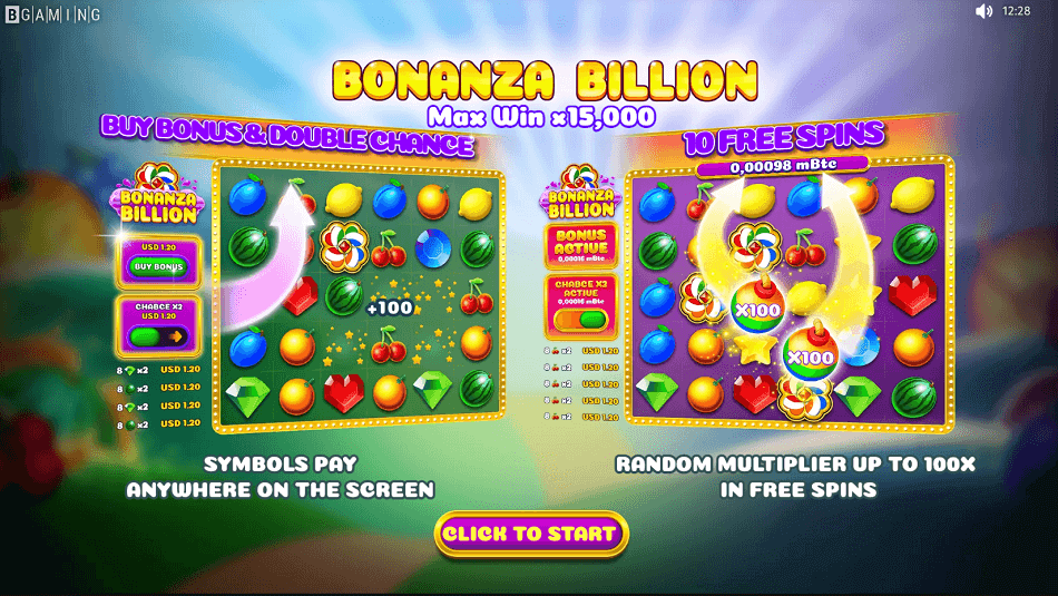 максимальный выигрыш в bonanza billion