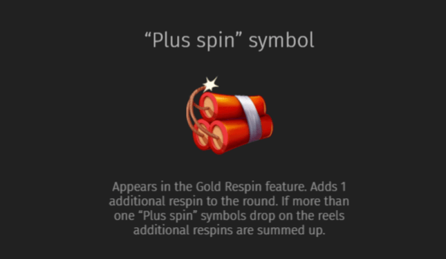 plus spin symbol with an explanation