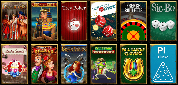 pokies on the AmunRa Casino Page
