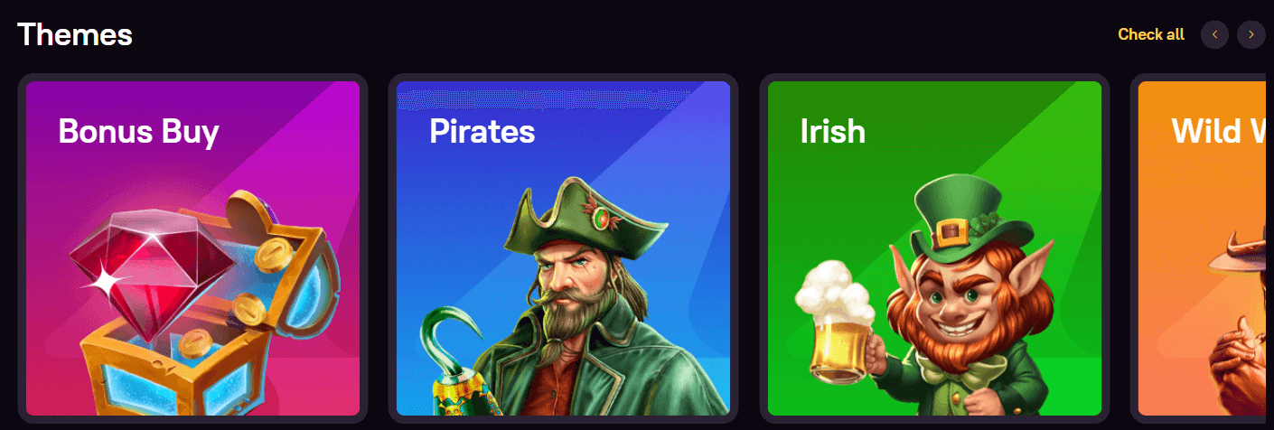 selection of different themes