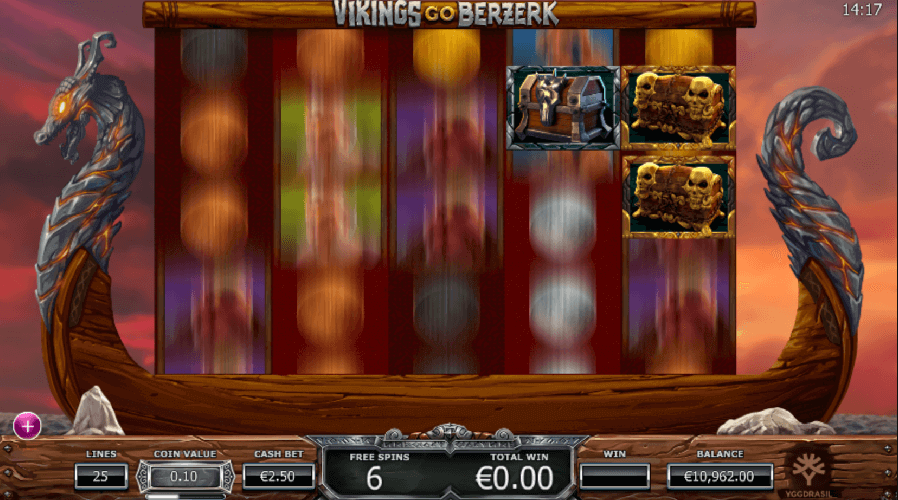 Vikings go berzerk in game pokie