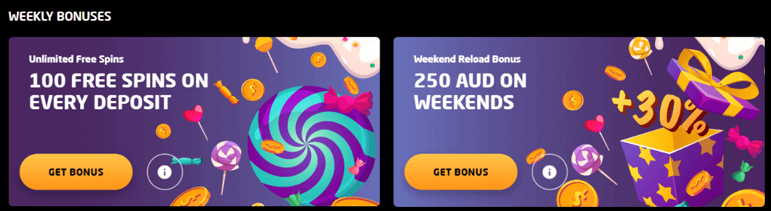 weekly delights such as 100 free spins or a 250 AUD boost each weekend in Vikings Go Berzerk