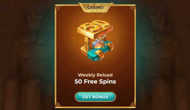 weekly reload Amunra online casino