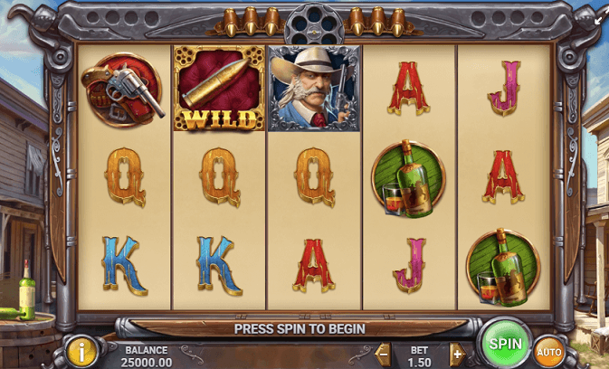 wild bandolier slot screenshot