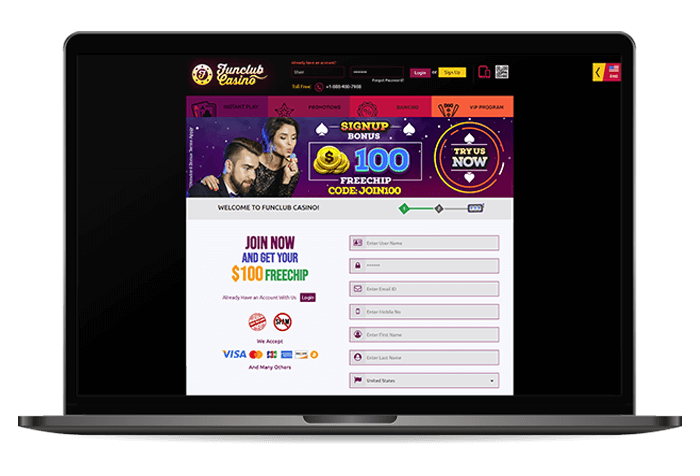 Casino Mockup funclub