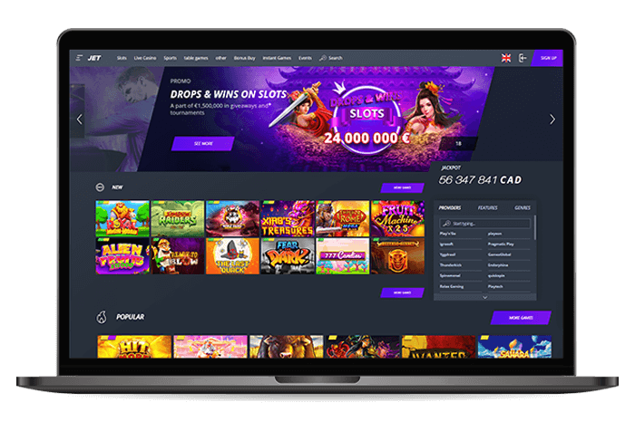 Casino Mockup jet