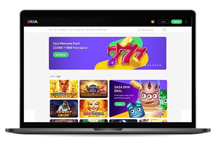 Casino Mockup zaza casino