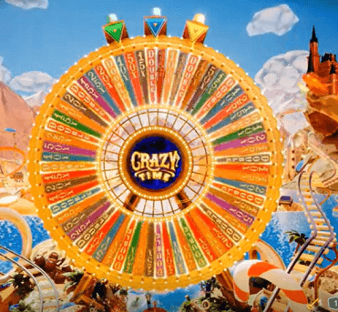 Crazy time grote rad screenshot