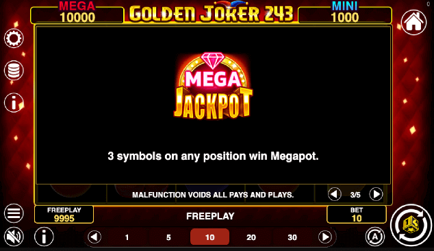 Experience the Grand Jackpot in Golden Joker slots