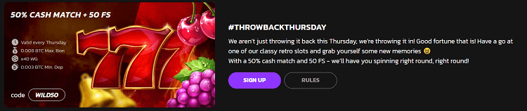 Throwing it back with Thursday spins on Golden Joker slots