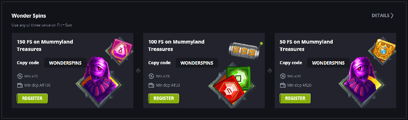 Discover the lucrative bonuses within Mummyland Treasures by Belatra, highlighted by the rewarding Hot mode round, with potentials reaching up to 25,000x. Yet, should you wish to delve into deposit bonuses for other records, explore our top picks from leading Australian casinos.
