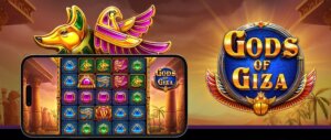 goden van Giza banner
