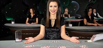 live blackjack dealer mockup