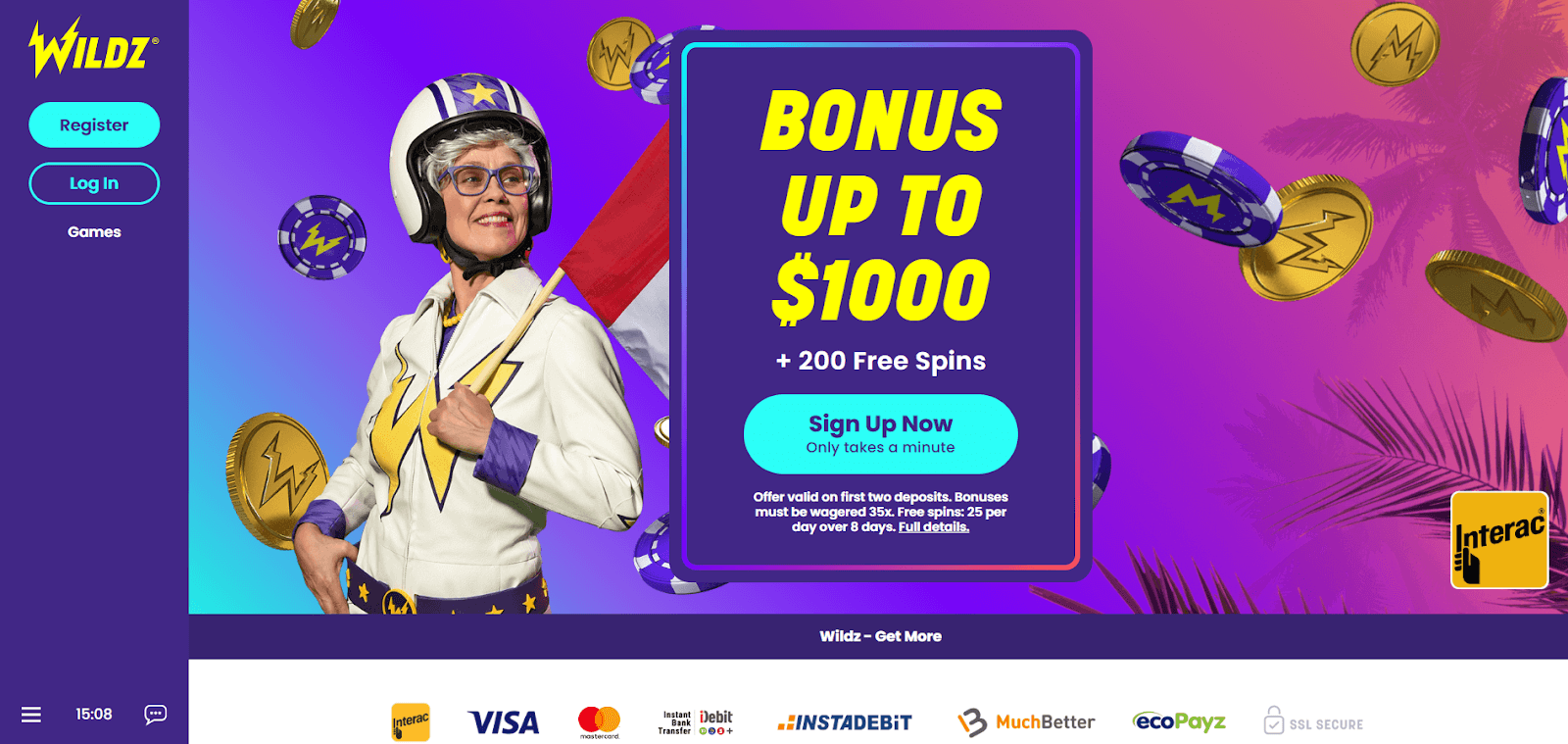Wildz Casino Bonuses