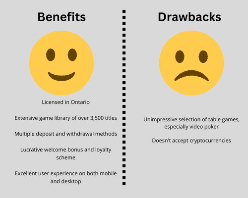 Wildz Casino Pros & Cons