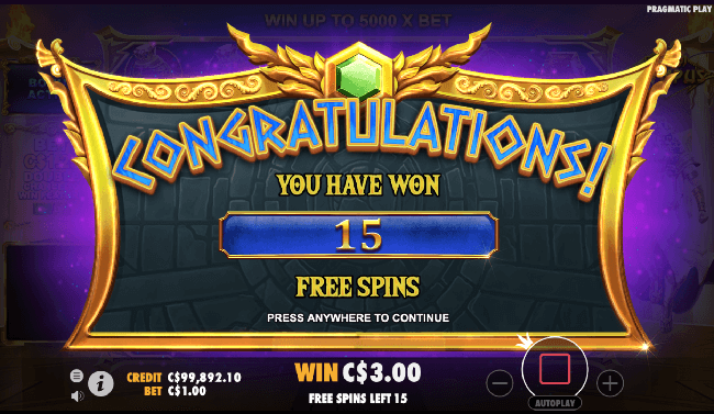 As you engage the tumble reels on Gates of Olympus, each winning symbol disappears, making room for more chances to triumph. Wins can land anywhere with 8 to 30 matching symbols. Gems yield rewards up to 10x, ancient artifacts up to 25x, and the crown up to 50x. Unleash the Scatters to initiate free spins and earn up to 100x.