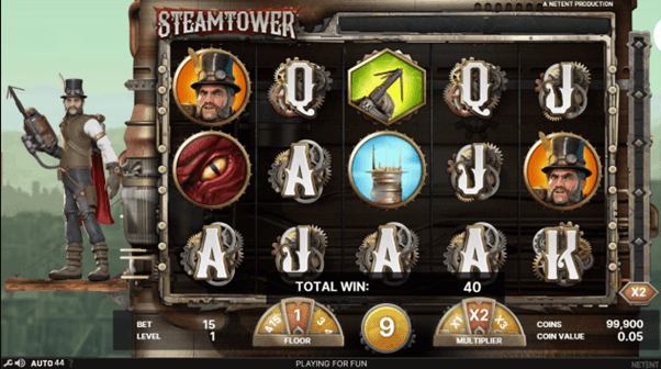Hoewel het bereiken van de punt van de toren een aantrekkelijk vooruitzicht is, is het niet eenvoudig te verkrijgen. Mocht je niet genoeg enterhaken vinden, dan dondert de held naar beneden en begin je opnieuw in de volgende free spins ronde.