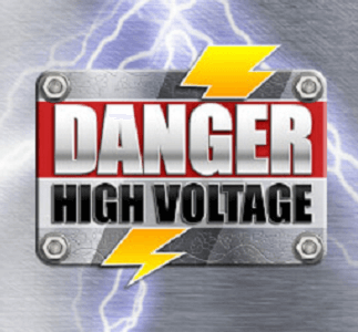 Danger High Voltage slot logo