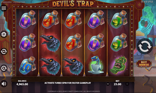 Winnende combinaties in de gokkast Devil's Trap