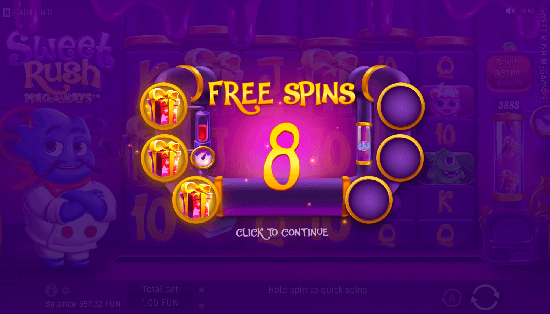 Free Spins in Sweet Rush Megaways Online for Australians