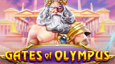 Main screen preview of the Gates of Olympus online slot game.