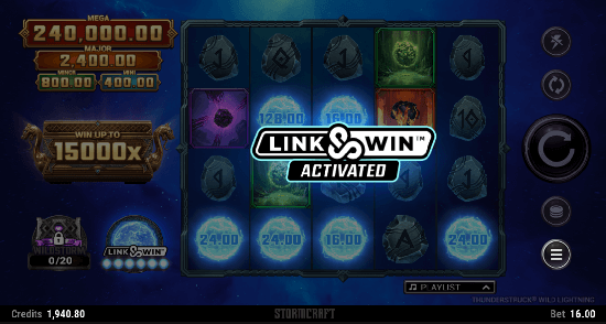 Thunderstruck Wild Lightning excels as a high-volatility slot, trading frequent wins for sizable payouts, shaping the maximum win potential at a staggering 15,000x. With an RTP of 94%, slightly below average, the slot's elevated max win offers significant attraction.