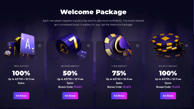 New entrants making an inaugural deposit exceeding 30 AUD can unlock a robust welcome package of up to 3,000 AUD plus 200 free spins. This enticing deal is structured over four initial deposits: