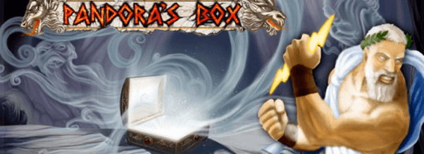 Startscherm voor de beoordeling van Pandora's Box slot