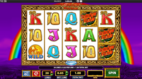 Rainbow riches online slot voor mensen in Nederland.
