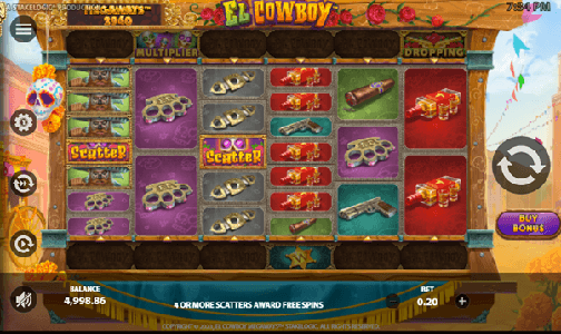 Scatter-symbolen in de El Cowboy Megaways online slot