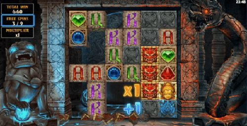 Extra spins: bepaalde stenen leveren gratis spins op als je ze kapot maakt