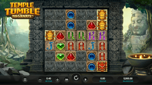 Rollen en winnende combinaties van Temple Tumble Megaways slot