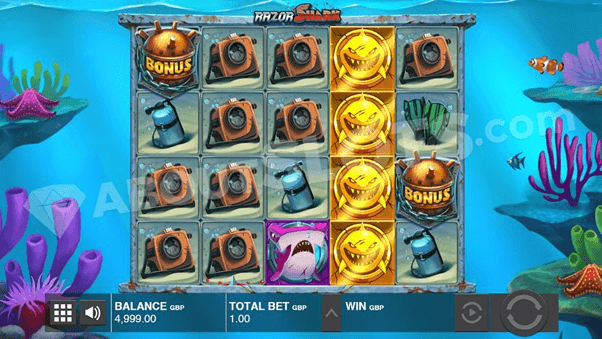 te activeren, die zorgen voor gegarandeerde zeewier symbolen op rol 2 en 4 bij meerdere spins. Extra zeewiersymbolen leveren nog meer gratis spins op! Daarnaast is er sprake van een progressieve vermenigvuldiger, die begint bij 1x en telkens met elke draai toeneemt. Hier draait het om mooie winsten.