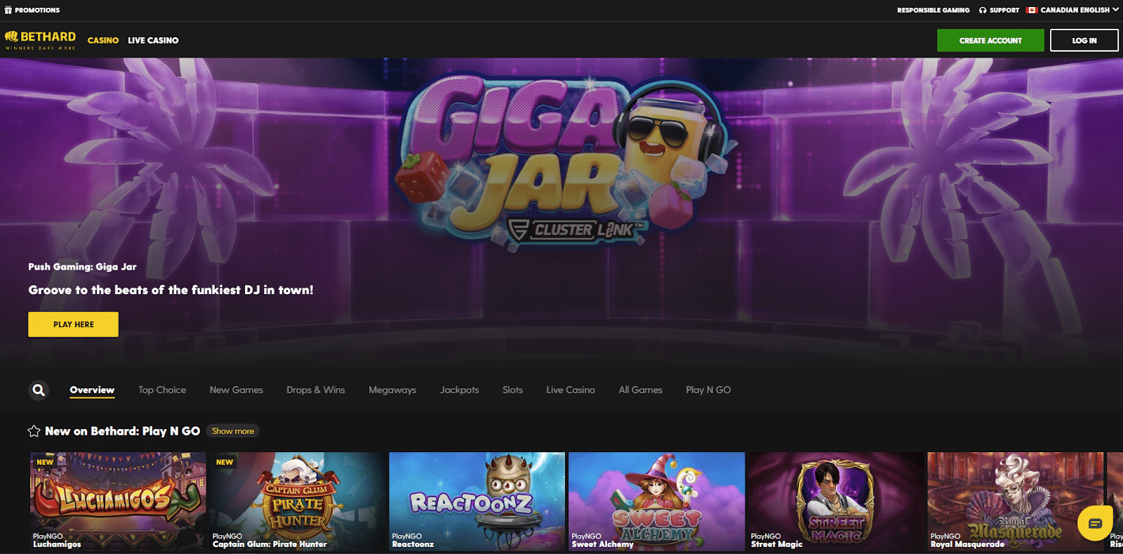 Bethard Casino Games