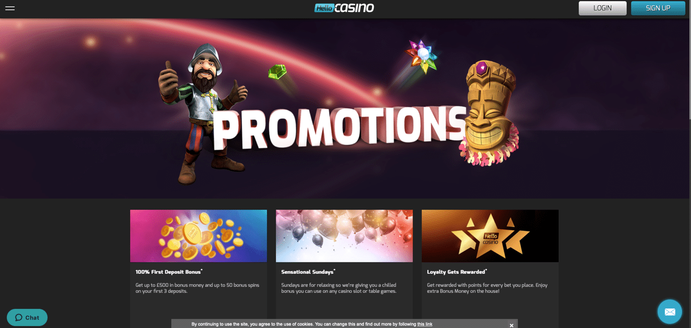 Hello Casino Bonuses