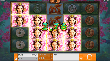 Wincombinaties in de gokautomaat voor Nederlandse spelers in Sakura Fortune.