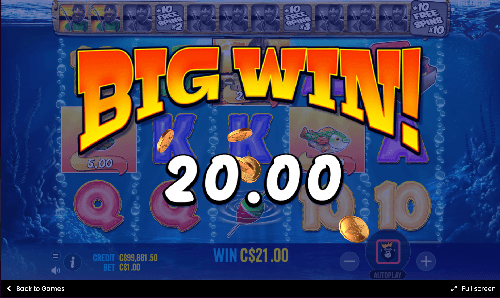 Major Wins on Canadian Slot Big Bass Bonanza by Pragmatic Play