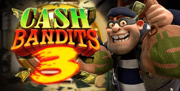 Startscherm van de online gokkast Cash Bandits 3