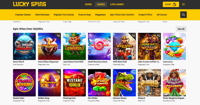 Online Casino Epic Wins over 10,000x