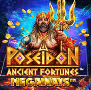 Logo van Poseidon Ancient Fortunes Megaways.