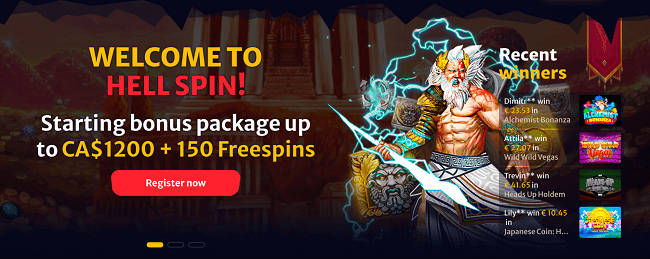 Canadian patrons at Hell Spin Casino benefit from substantial registration and subsequent deposit bonuses. There’s also a VIP loyalty scheme with chances for cashback, tier progress rewards, and thematic tournaments. Detailed bonus breakdowns follow below.