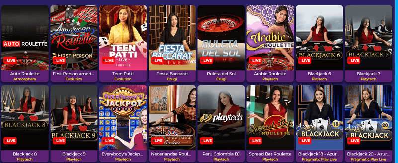live casino Jacktop