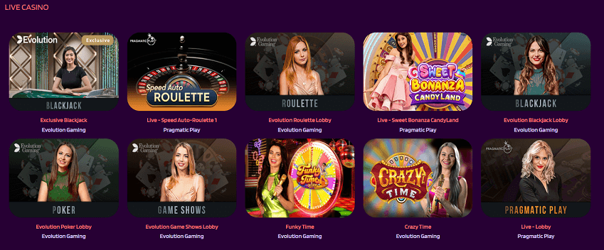 live casino slotparadise