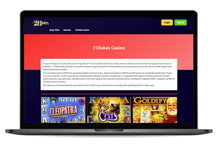 21 Duke Casino Mockup