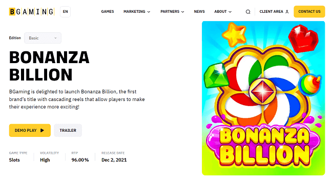 Exploration of Bonanza Billion by Bgaming AU