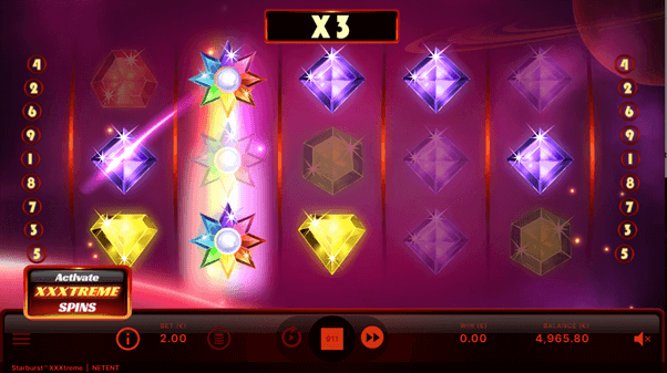 De XXXtreme Spins feature is een speciale mogelijkheid om wild symbolen te kopen, net als bij bepaalde bonus buy functies. De prijs voor deze optie hangt af van je inzet, met twee keuzes: